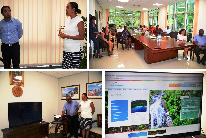 Photo montage of the launch ceremony